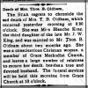 Blanche Augusta King Oldham Death Notice