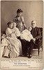 Four Generations: Caroline Harrison, First lady of USA with their grandchildren Benjamin Harrison McKee AKA Baby McKee, Mary Lod