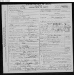 Amanda Kenyon Waldron Death Certificate