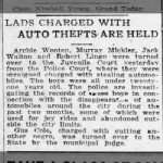 Frank Archie Wooten - Charged with Auto Theft