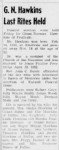 Glenn Norman Hawkins Obituary