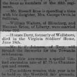 Horace Dartt Notice of Death