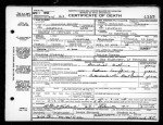 North Carolina, Death Certificates, 1909-1976