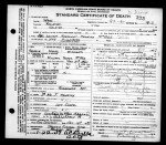 North Carolina, Death Certificates, 1909-1976
