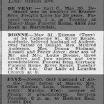Obituary for Etienne DIONNE
