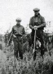 Ralph and Bill after a duck hunt.