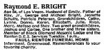 Raymond Easton Bright, Sr