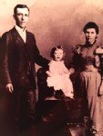 Taylor, Orson Shurtliff and Minnie Hegsted, with Daughter Mabel