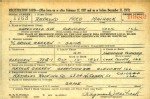 U.S. WWII Draft Cards Young Men, 1940-1947