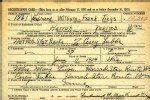 U.S. WWII Draft Cards Young Men, 1940-1947