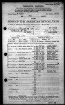 U.S., Sons of the American Revolution Membership Applications, 1889-1970