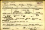 U.S., World War II Draft Cards Young Men, 1940-1947
