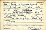 U.S., World War II Draft Cards Young Men, 1940-1947